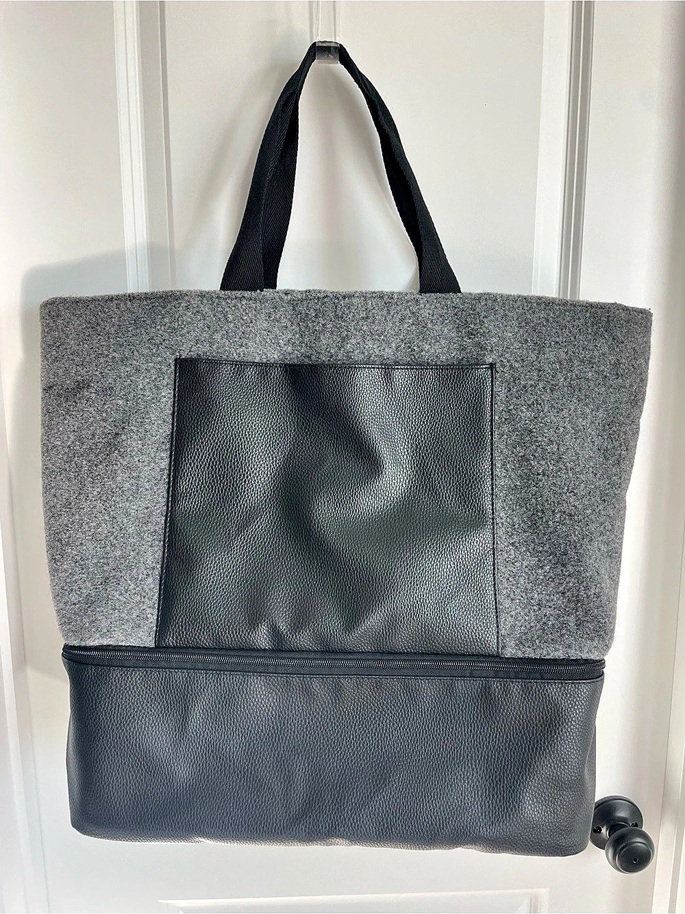 DSW Gray & Black Weekender Bag